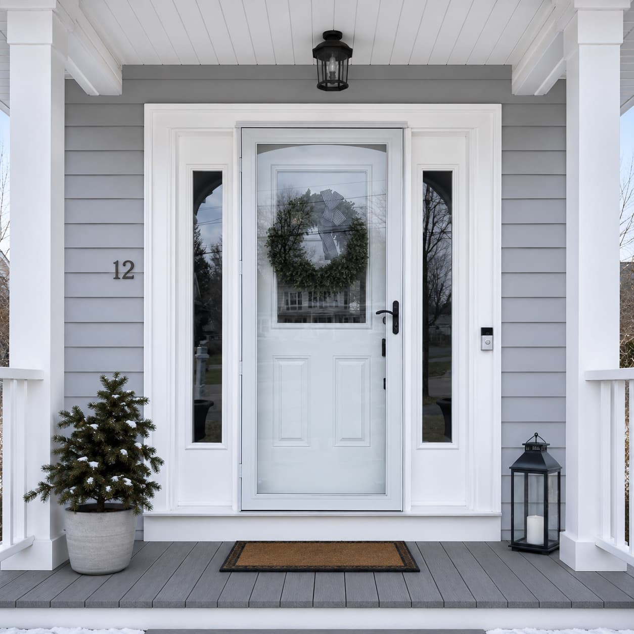 After — new high-performance storm door