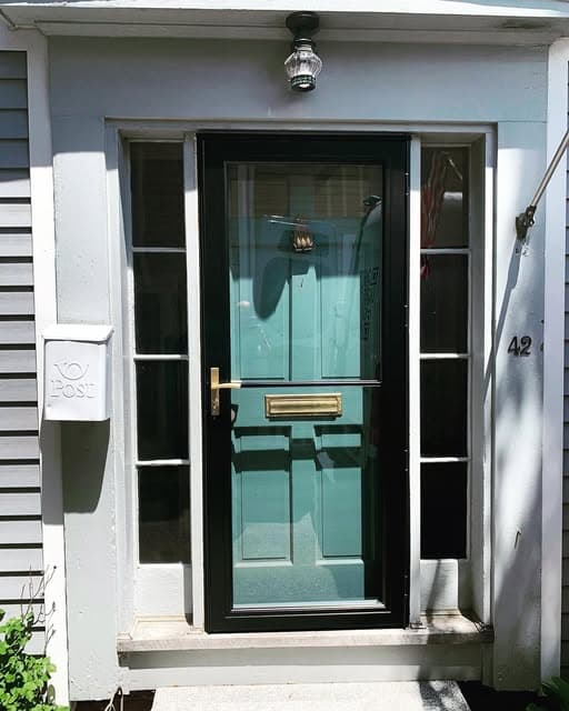 Mr. StormDoor product photo: full light seasonal ventilation with interchangeable glass and insect screen