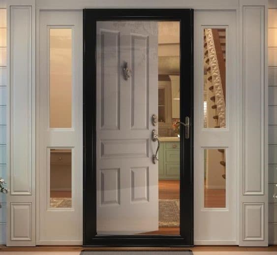 Mr. StormDoor product photo: series 8 full light seasonal ventilation
